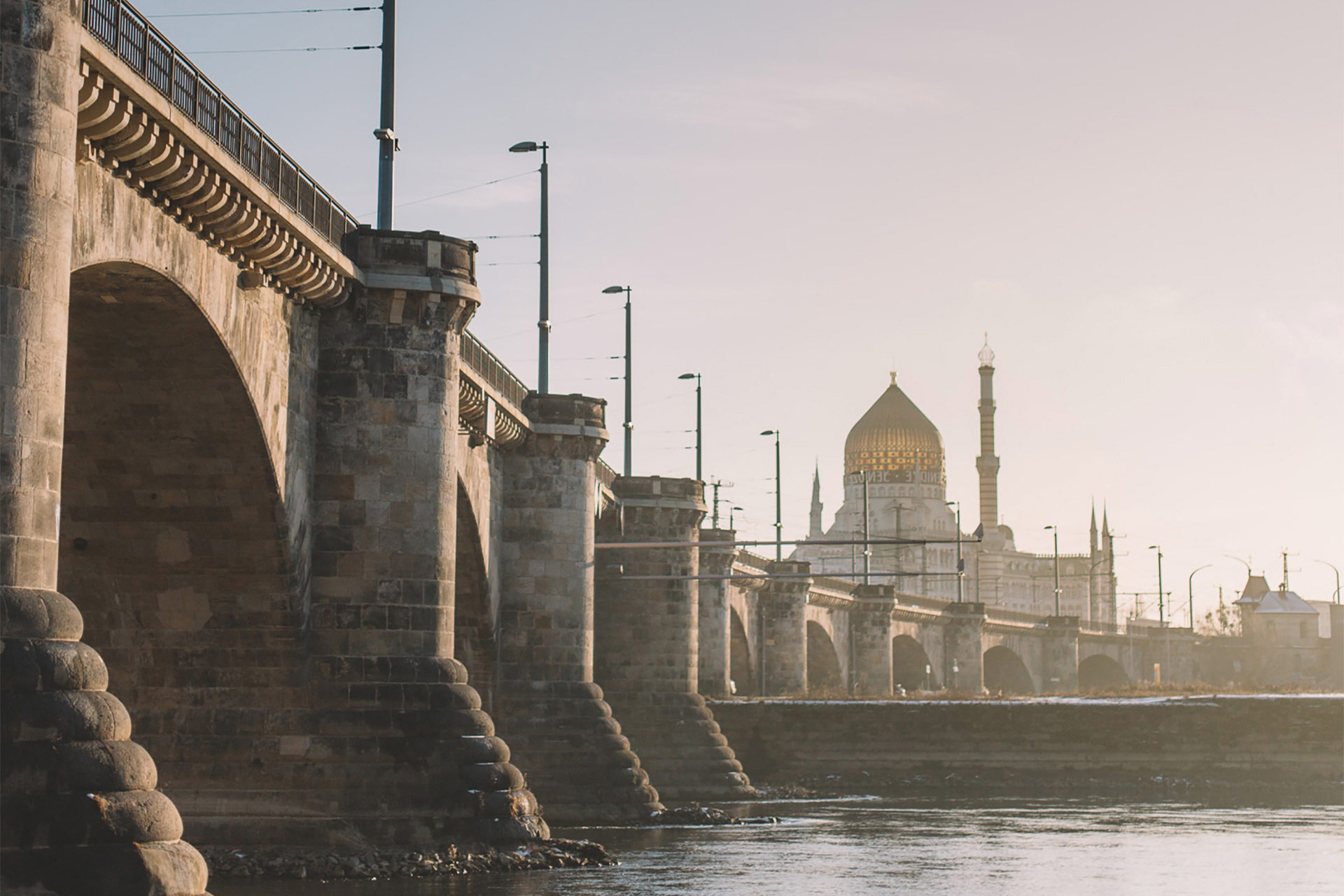 Dresden Pieschen im Winter